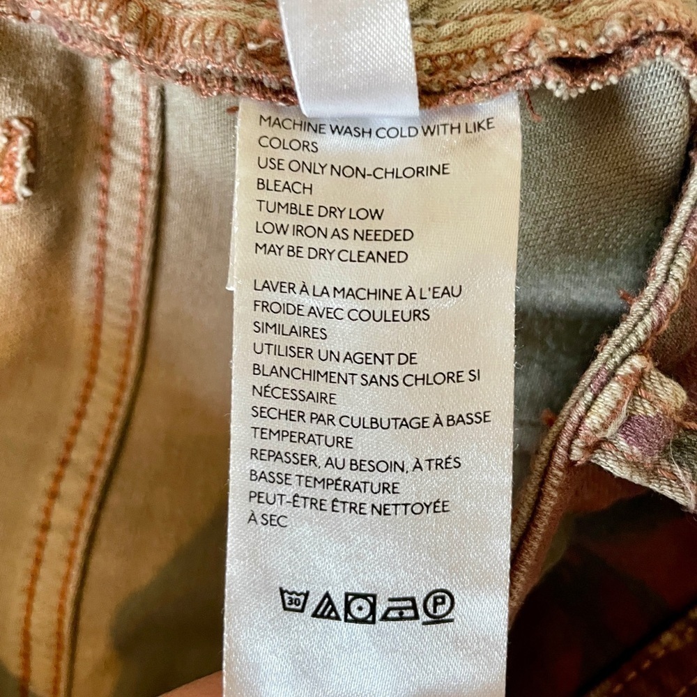 Anthropologie NWT 28 Pilcro and the Letterpress high rise slim floral jeans - Picture 7 of 8